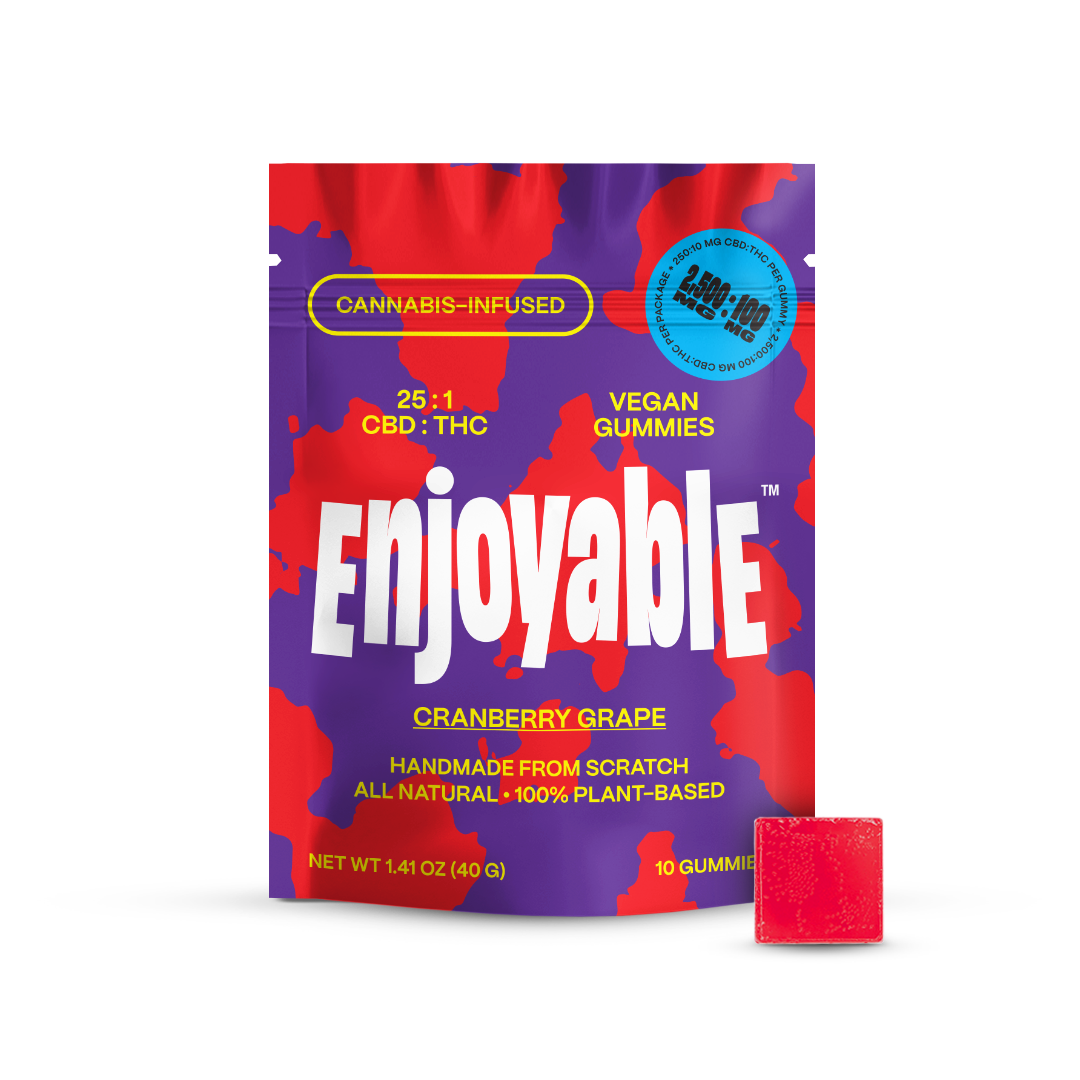 25:1 CBD:THC Vegan Gummies (Virginia Compliant)