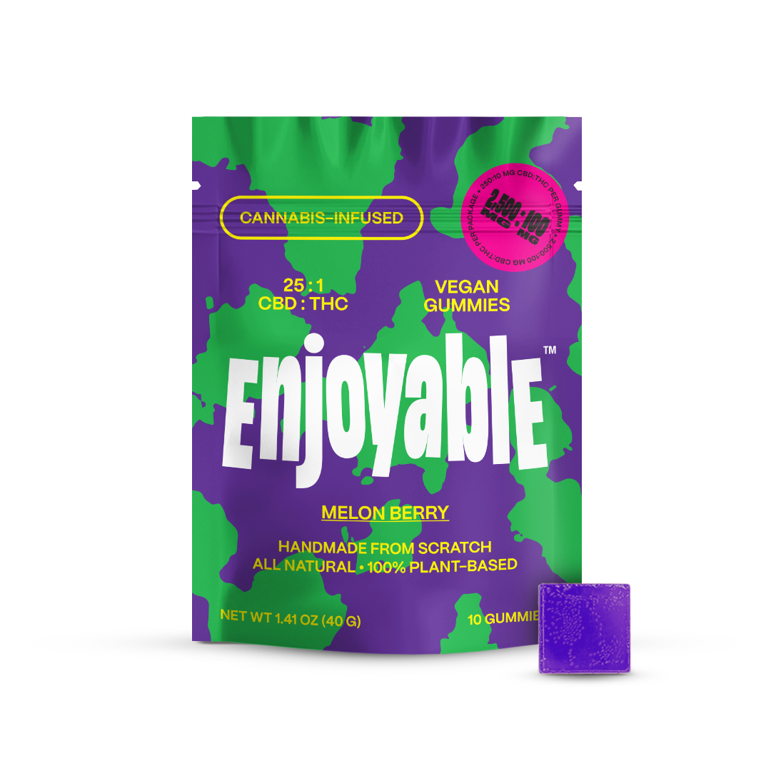 25:1 CBD:THC Vegan Gummies (Virginia Compliant)