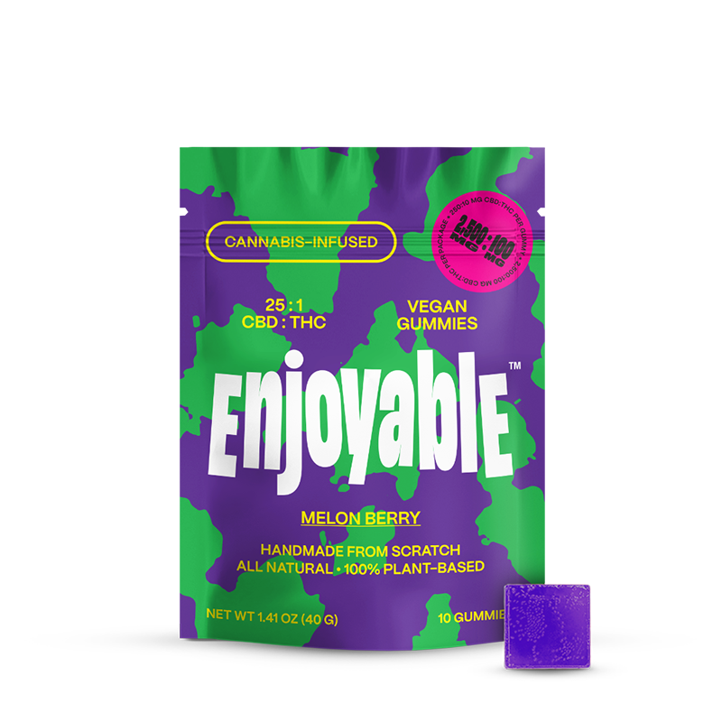 25:1 CBD:THC Vegan Gummies (Virginia Compliant)