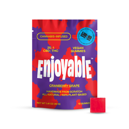 25:1 CBD:THC Vegan Gummies (Virginia Compliant)