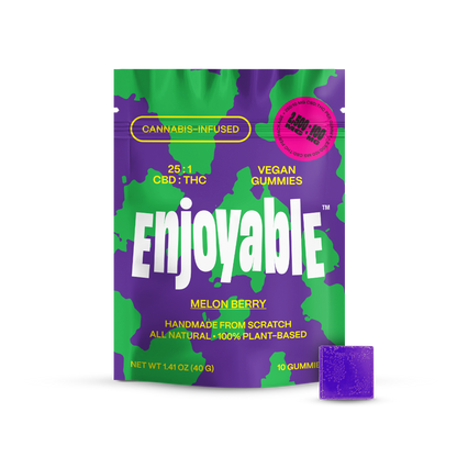 25:1 CBD:THC Vegan Gummies (Virginia Compliant)