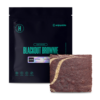 Delta-8 THC Blackout Brownie