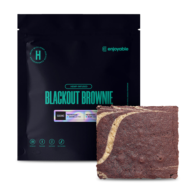 Delta-8 THC Blackout Brownie