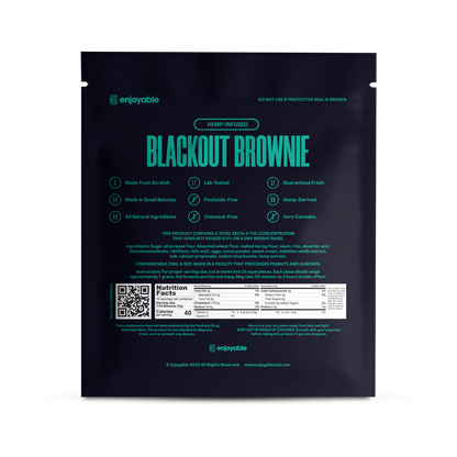 Delta-8 THC Blackout Brownie