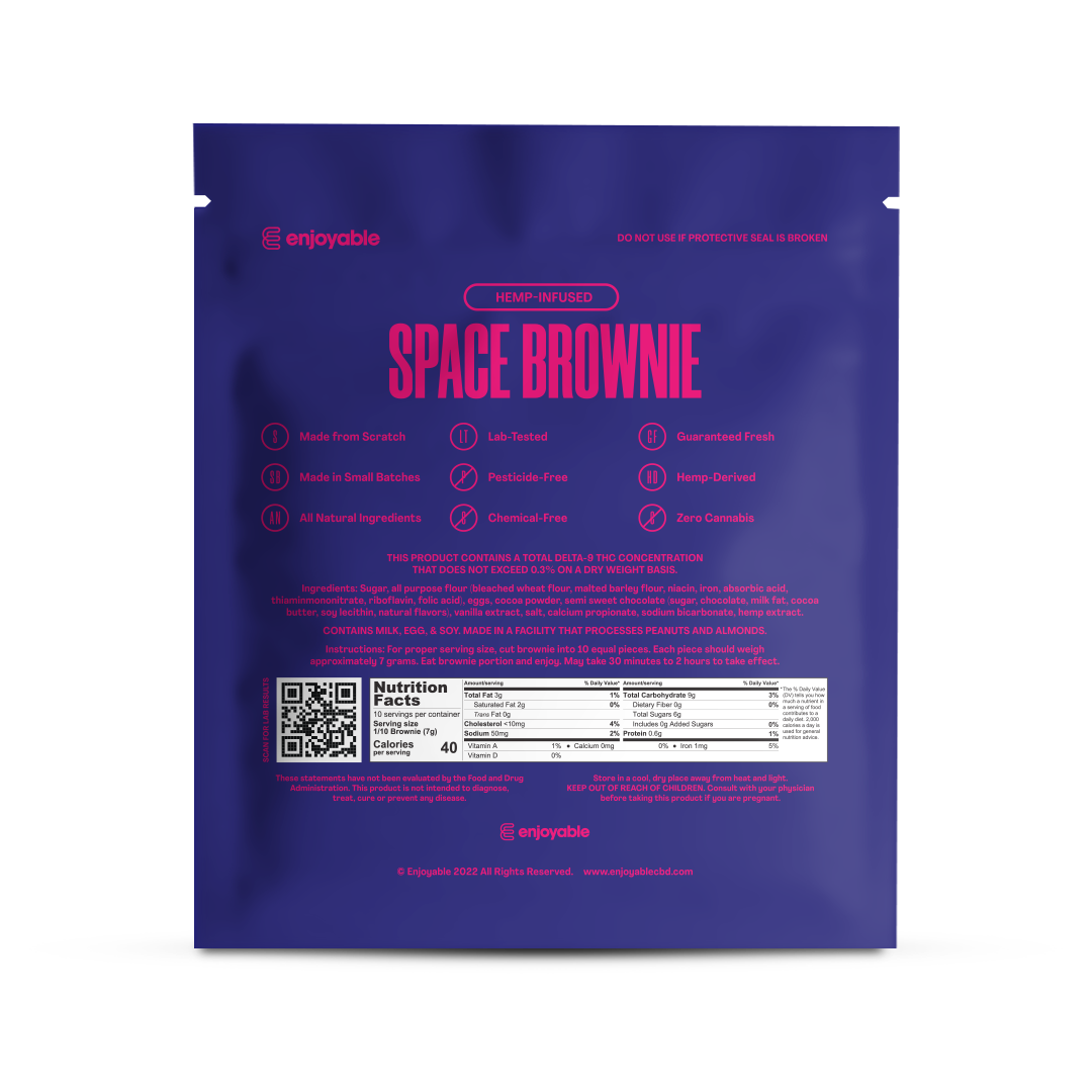 Delta-8 THC Space Brownie