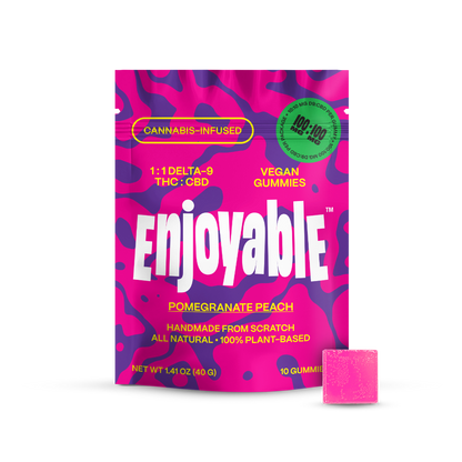 1:1 Delta-9 THC:CBD Vegan Gummies