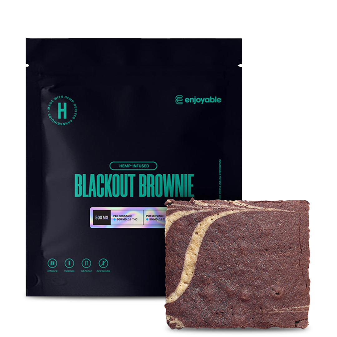 Delta-8 THC Blackout Brownie