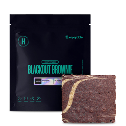 Delta-8 THC Blackout Brownie