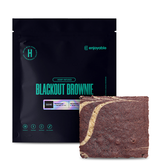 Delta-8 THC Blackout Brownie