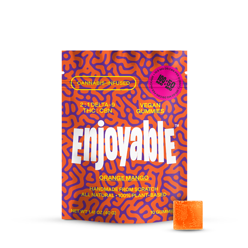 2:1 Delta-9 THC:CBN Vegan Gummies